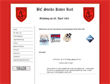 Tablet Screenshot of bc-strike-ritter-kiel.de